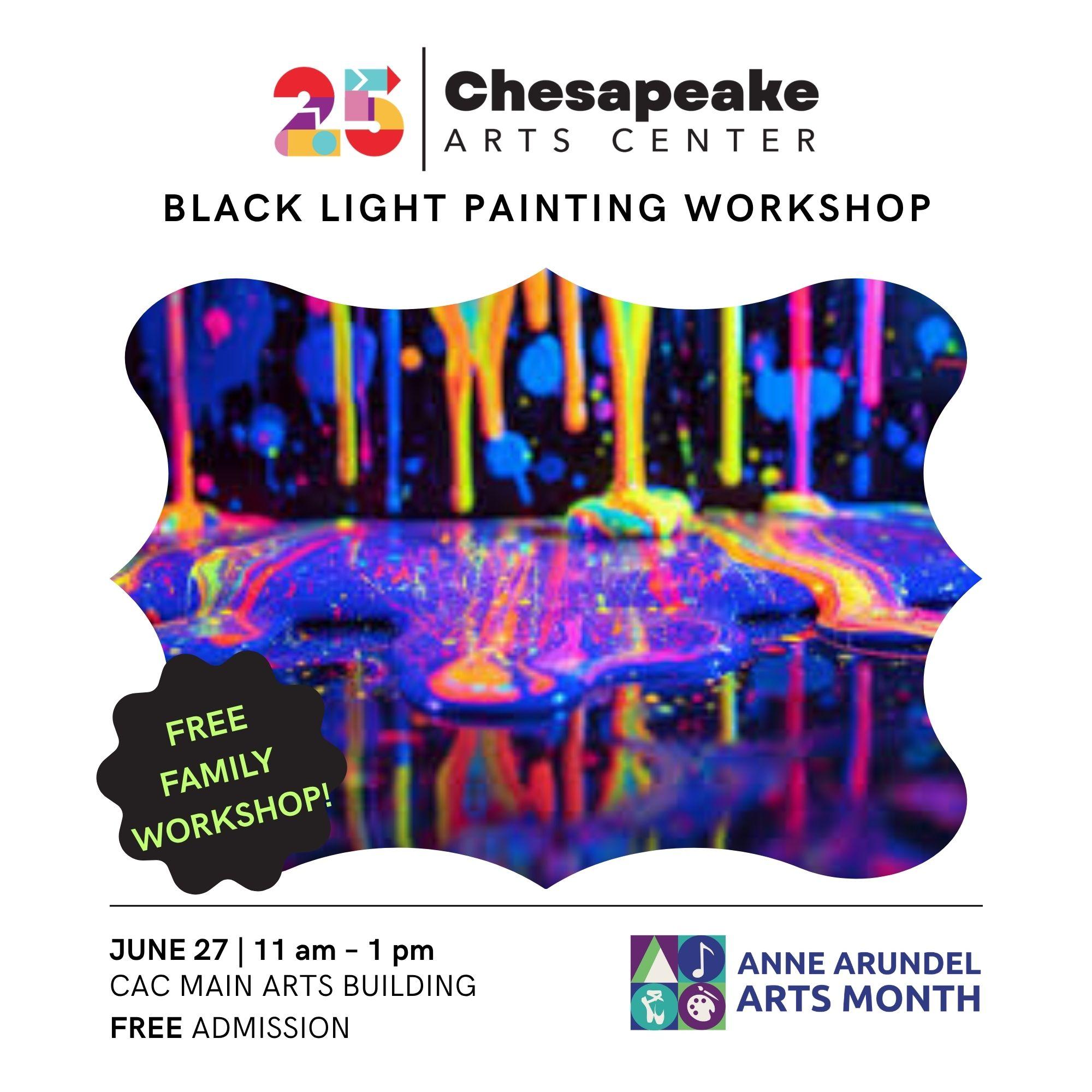 Black Light Painting Workshop image